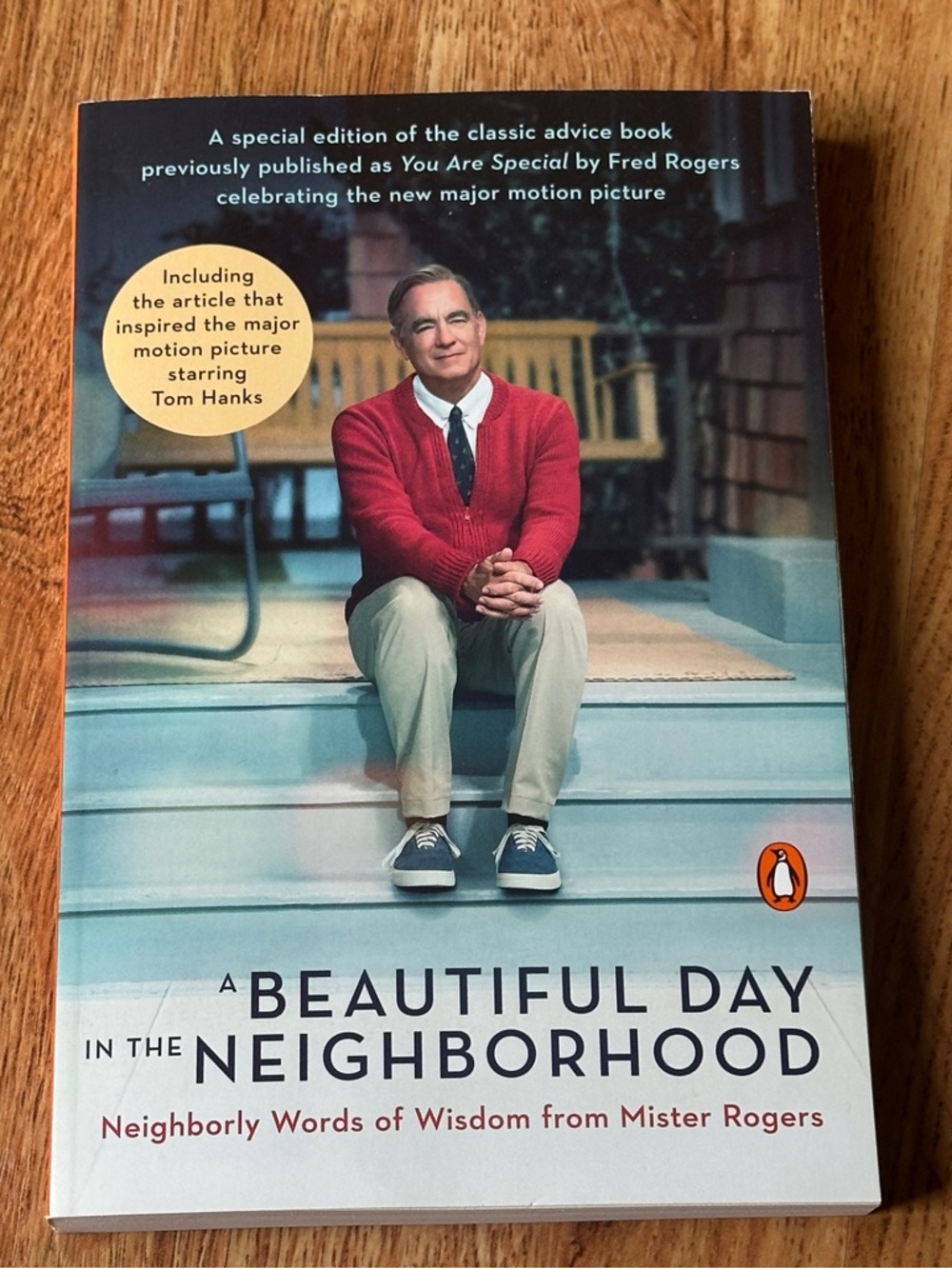 Original Penguin Book Cover — Red and White